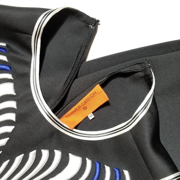 Clover Canyon Scuba Embroidered Sheath Dress - Picture 5 of 8